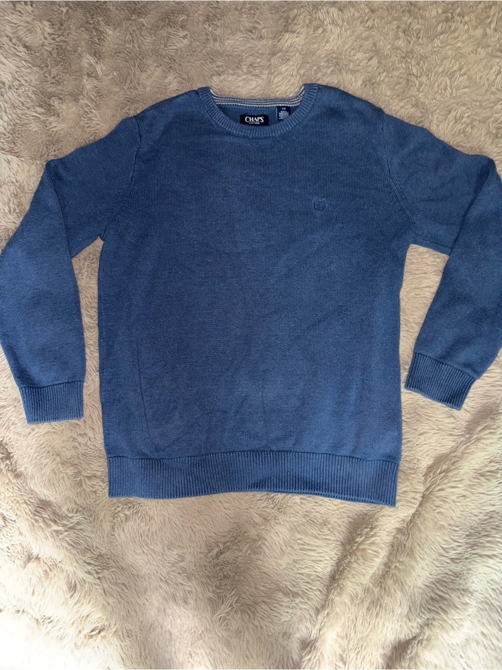 Champs Men's Blue Crewneck Sweater